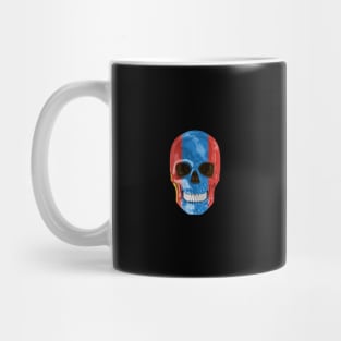 Mongolia Flag Skull - Gift for Mongolian With Roots From Mongolia Mug